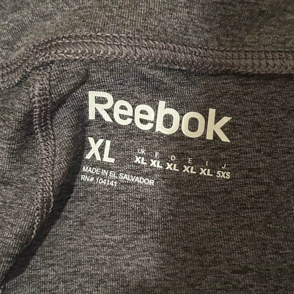 NWT /Reebok Sport Regular Fit Gray Legging Athletic Yoga /Reg Fit XL /Retail $55 - Picture 4 of 6